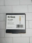 Kraus PU-11BG Pop-up Drain Brushed Gold New Open Box 2.6" 10.7" M-solid Brass. Fixed Price $29.99.