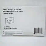 Swiss Madison Wall Mount Actuator SM-WC001W White Flush Push Button Plate. Fixed Price $19.99.