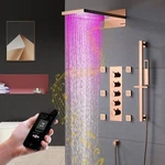 Cascada Capri 9"X22 Led Music Shower System Bluetooth Speakers & Body Jets. Fixed Price $1900.76.
