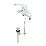T&s Brass B-2710-LH 4" Deck Mounted Ada Compliant Single Lever Faucet Chrome. Fixed Price $50.00.