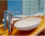 Grohe Tenso Single Hole, Handle Deck Mount Vessel Sink Faucet. Fixed Price $150.00.