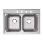 Elkay Parkway 33 In. Drop-in Single Bowl 20-GAUGE Stainless Steel Kitchen Sink. Fixed Price $138.56.