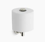 Kohler K-14444-SN Purist Vertical Toilet Paper Holder, Polished Nickel. Fixed Price $139.99.
