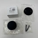 Westbrass 1.5 Inch Universal Tiptoe Bathtub Trim Set W/ 2 Hole Faceplate, Black. Fixed Price $17.95.