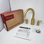 Pfister Contempra Two-handle Roman Tub Faucet Kit, Brushed Gold (trim Only). Fixed Price $127.99.