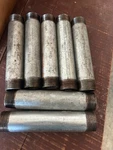 New Old Stock 7-PACK Lot Mueller Galvanized Pipe Nipple Alloy Npt 1-1/2" X 8". Fixed Price $34.77.