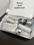 Decolav DBR9102-201 Decorative Bottle Trap Chrome Polished Nob With Extras Drain. Fixed Price $40.00.