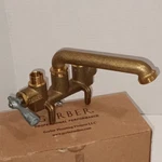 Gerber Rough Brass Two Handle Laundry Faucet 1/2" - 0049531 Missing. Fixed Price $35.00.