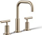 Kohler K-14406-4-BV Purist Widespread Bathroom Sink Faucet, Brushed Bronze. Fixed Price $580.00.