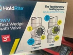 Holdrite Testrite 3" Wedge With Valve #TRW3V-H. Fixed Price $16.00.