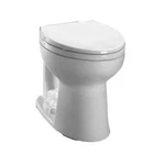Toto C715#01 Carusoe Round Toilet Bowl Only In Cotton White. Fixed Price $60.00.