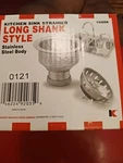 Keeney Manufacturing 1432SS Duo Kitchen Sink Strainer Long Shank Style. Fixed Price $10.25.