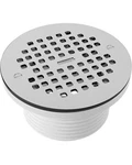 Proflo PF42845 Chrome 6" Plated Grate With 4" Adjustable Drain. Fixed Price $28.00.