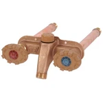 Woodford Mfg. 22CP-12 Frost Proof Dual Sillcock, Hot/cold 12IN 6CHW6. Fixed Price $172.62.