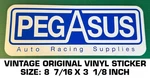 Pegasus Auto Racing Supplies - Vintage Original Vinyl Decal Sticker. Fixed Price $9.45.
