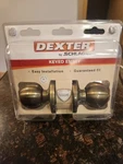 Schlage J54CNA609 Dexter By Corona Keyed Entry Knob Antique Brass. Fixed Price $29.00.