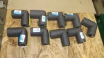 9-PACK Thermwell 5ELB1H Polyethylene Gray 1" 90 Degrees Elbow Pipe Fittings T129. Fixed Price $19.99.