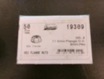 Lot Of 50 Au-ve-co Products 19309 Hex Flange Nuts. Fixed Price $11.99.