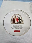 Christmas Holly Hobbie Decorative Commemorative Porcelain Plate --10B. Fixed Price $6.00.