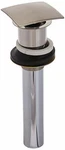 Delta 72174-SS Metal Square Top Push Pop-up Drain Without Overflow, Stainless. Fixed Price $55.00.