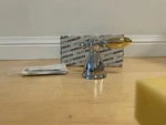 Delta H716CB Victorian Tub Shower Metal Lever Handle Brass Tip Chrome Base. Fixed Price $30.12.
