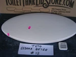 Toto CW904 Pacifica Toilet Tank Lid Sedona Beige #12 Cracked 7C. Fixed Price $39.00.
