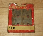Ridgid 12-R 37840 Pipe Threading Dies 1-1/2" Npt New Old Stock. Fixed Price $29.95.