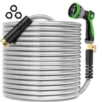 Metal Garden Hose 304 Stainless Steel Flexible Water 200FT, Silver. Fixed Price $121.45.