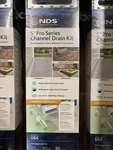 Nds Pro Series 5 In. X 40 Channel Drain Kit With Metal Grate (1 Count). Fixed Price $64.99.