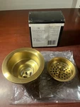 Signature Hardware SH171BG 3-1/2" Basket Strainer For Sinks Up To 1". Fixed Price $27.99.