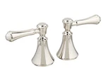 Delta Cassidy Roman Tub Faucet Handle Set Of 2, Polished Nickel H697PN. Fixed Price $140.00.