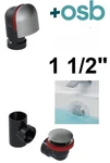 Os&b Bath Waste/overflow Kit, 1-1/2 Nominal Abs Drain Clicker 6040QK-BN. Fixed Price $35.65.