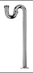 Plumb Pak PP20255 S-trap With Flange, 1-1/4 In, Brass, Polished Chrome. Fixed Price $7.00.