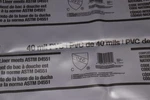 Oatey Shower Pan Liner Pvc Gray 40-MIL 54 X 58. Fixed Price $74.98.