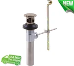 Delta RP38958SS Drain Assembly 50/50 Pop-up Stainless Steel Bathroom Sink. Fixed Price $29.99.