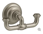 Kohler Artifacts Double Robe Hook Model: K-72572-BV. Fixed Price $70.00.