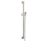 Hansgrohe 27617830 Unica Slidebar 24" With 63" Techniflex Hose Polished Nickel. Fixed Price $80.00.