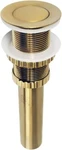 Kingston Brass EV8417 Coronet Push Pop-up Bathroom Sink Drain Without Overflow. Fixed Price $67.70.