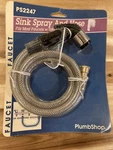 Plumbshop Sink Spray Hose New Faucet PS2247. Fixed Price $13.95.