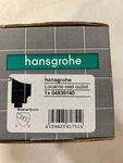 Hansgrohe 04839140 Locarno Check Valves In Brushed Bronze Wall Outlet. Fixed Price $74.99.