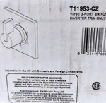 Delta T11953-CZ Vero 3-PORT 6-SETTING Diverter Trim Kit Champagne Bronze. Fixed Price $175.00.
