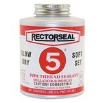 Rectorseal 25431 Pipe Thread Sealant 16 Fl Oz, Brush-top Can, No. 5, Yellow,. Fixed Price $34.15.