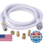 Delta Faucet RP40308GR Quick-connect Vegetable Spray Hose, Black. Fixed Price $79.40.