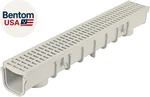 5 Series Deep Profile Channel Drain Kit With Hdpe Plastic Grates And End Ca. Fixed Price $97.68.