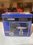 Moen Decorator Series Pedestal Soap Holder Y4706PMC New Solid Brass. Fixed Price $35.55.