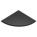 14 X Quarter Circle Gray Corner Tempered Glass Shelf - Flat Edge 3/8" Thick. Fixed Price $51.97.
