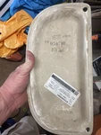Toto Toilet Tank Lid TCU243CRE White Good Condition. Fixed Price $60.00.