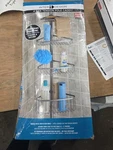 Interdesign York Tension-pole Caddy Powder Coated Silver. Fixed Price $29.99.