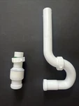 Everbilt White Plastic Sink Drain Bath P-trap C9005 Pvc Condensate. Fixed Price $13.99.