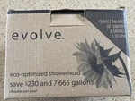 Evolve Roadrunner Ii Showerhead SS-2107CP-SB Chrome New In Open Box. Fixed Price $23.99.